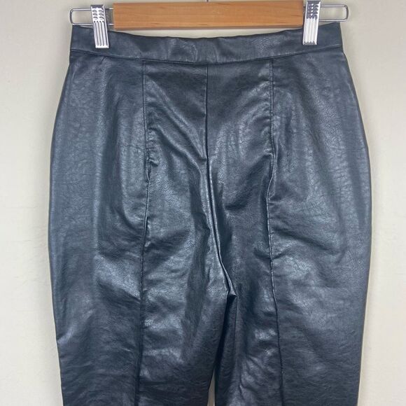 Princess Polly Faux Leather Encore Pant - Black - Picture 7 of 8